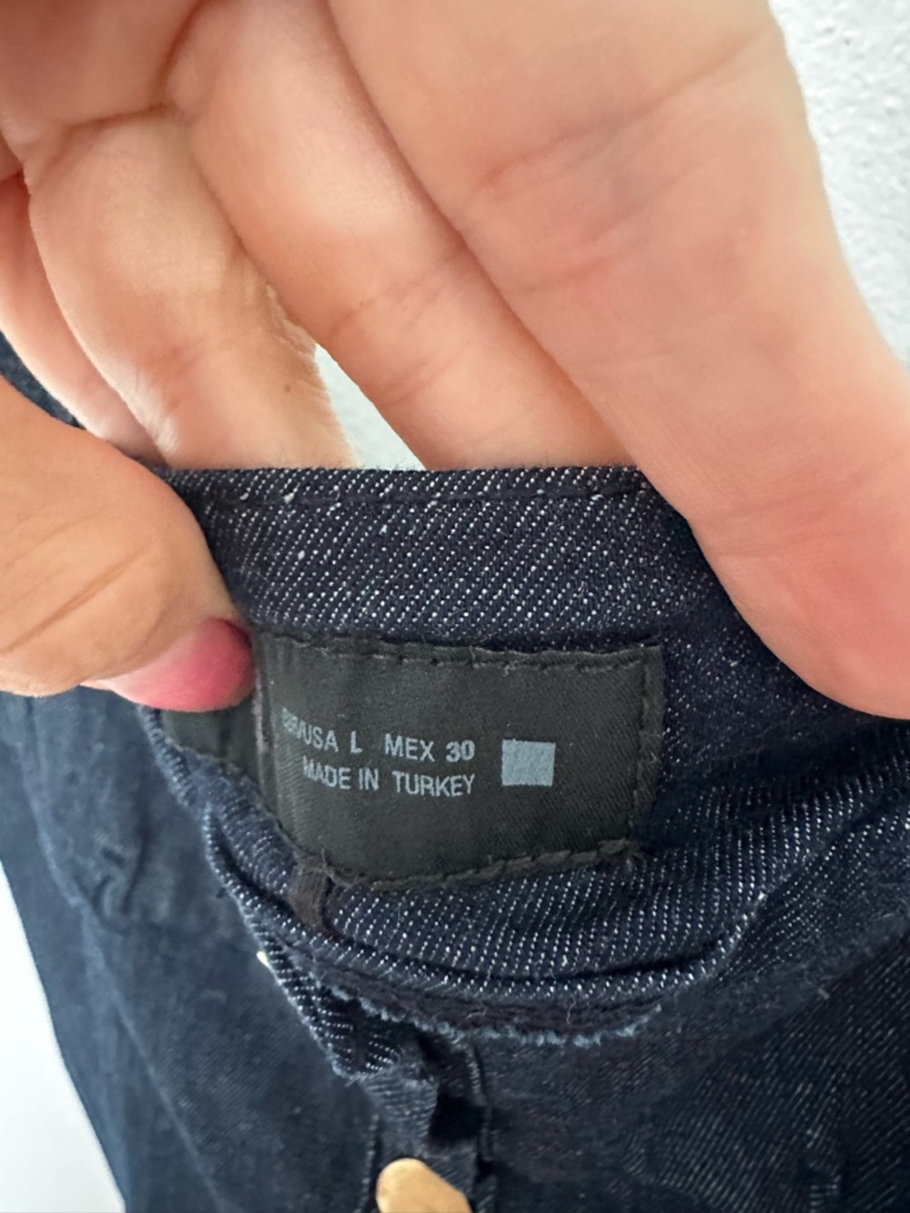 Zara Denim Button-Front Midi Dress - Picture 5 of 7